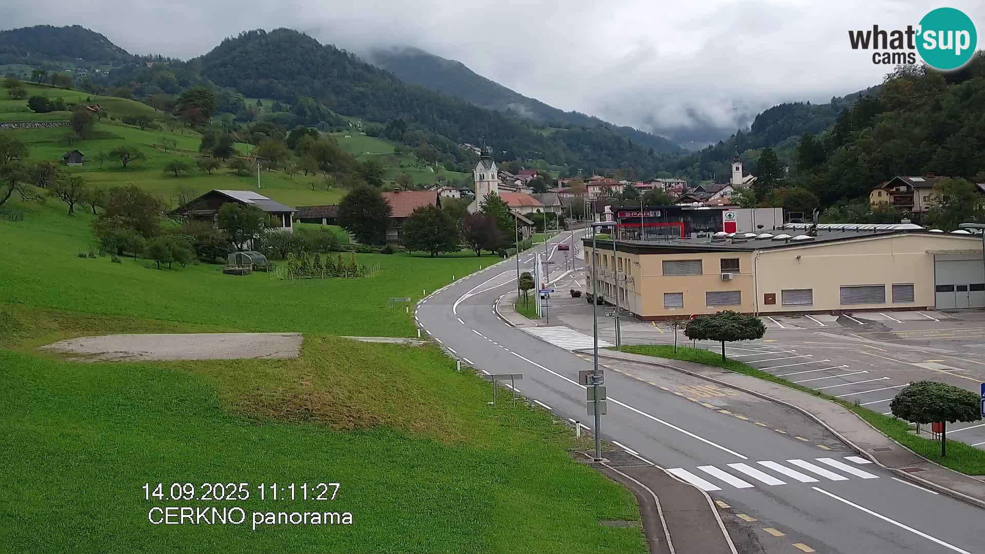 Cerkno Stadteingang Live-Webcam