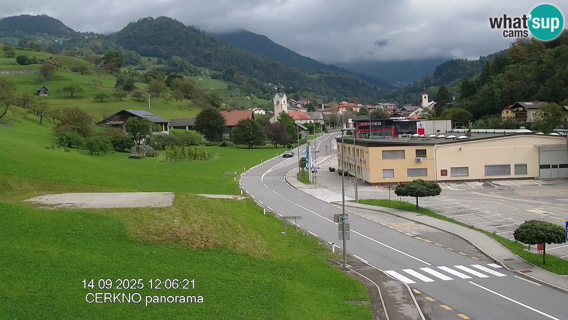 Cerkno ulaz u grad – Kamera uživo
