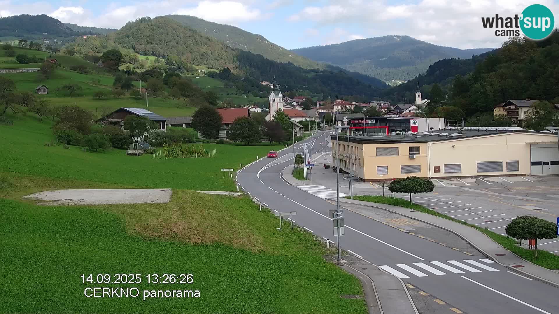 Cerkno ulaz u grad – Kamera uživo