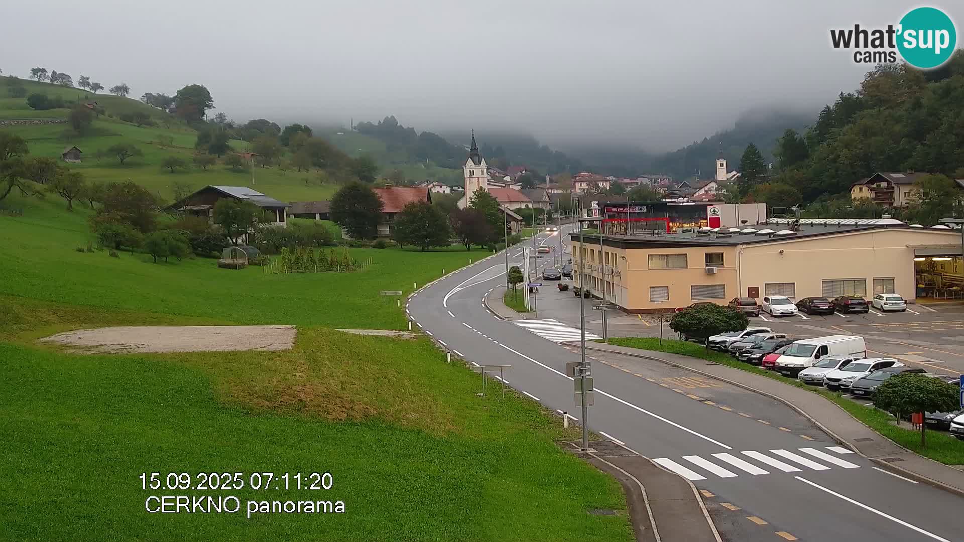Cerkno ulaz u grad – Kamera uživo