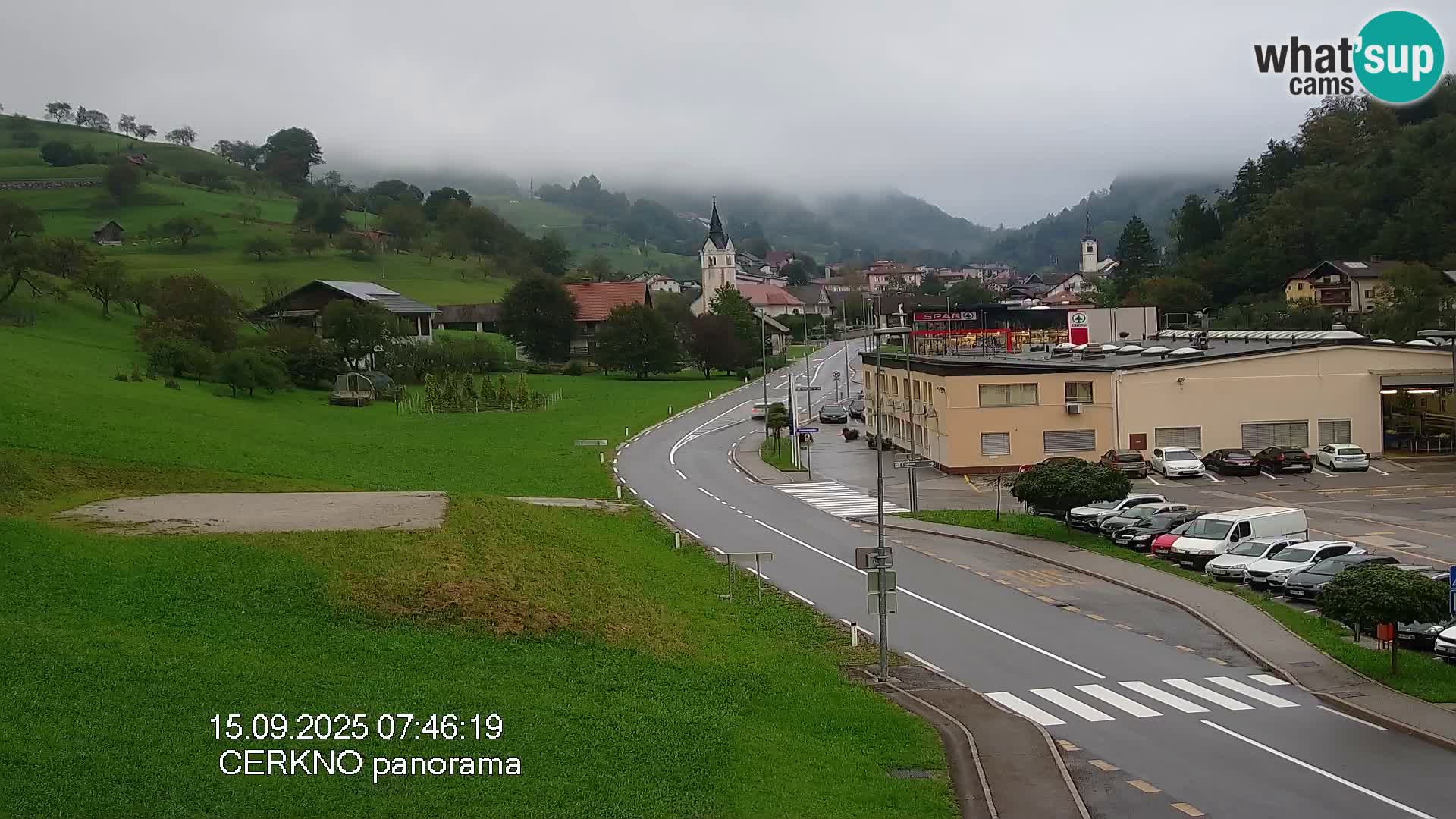 Cerkno ulaz u grad – Kamera uživo