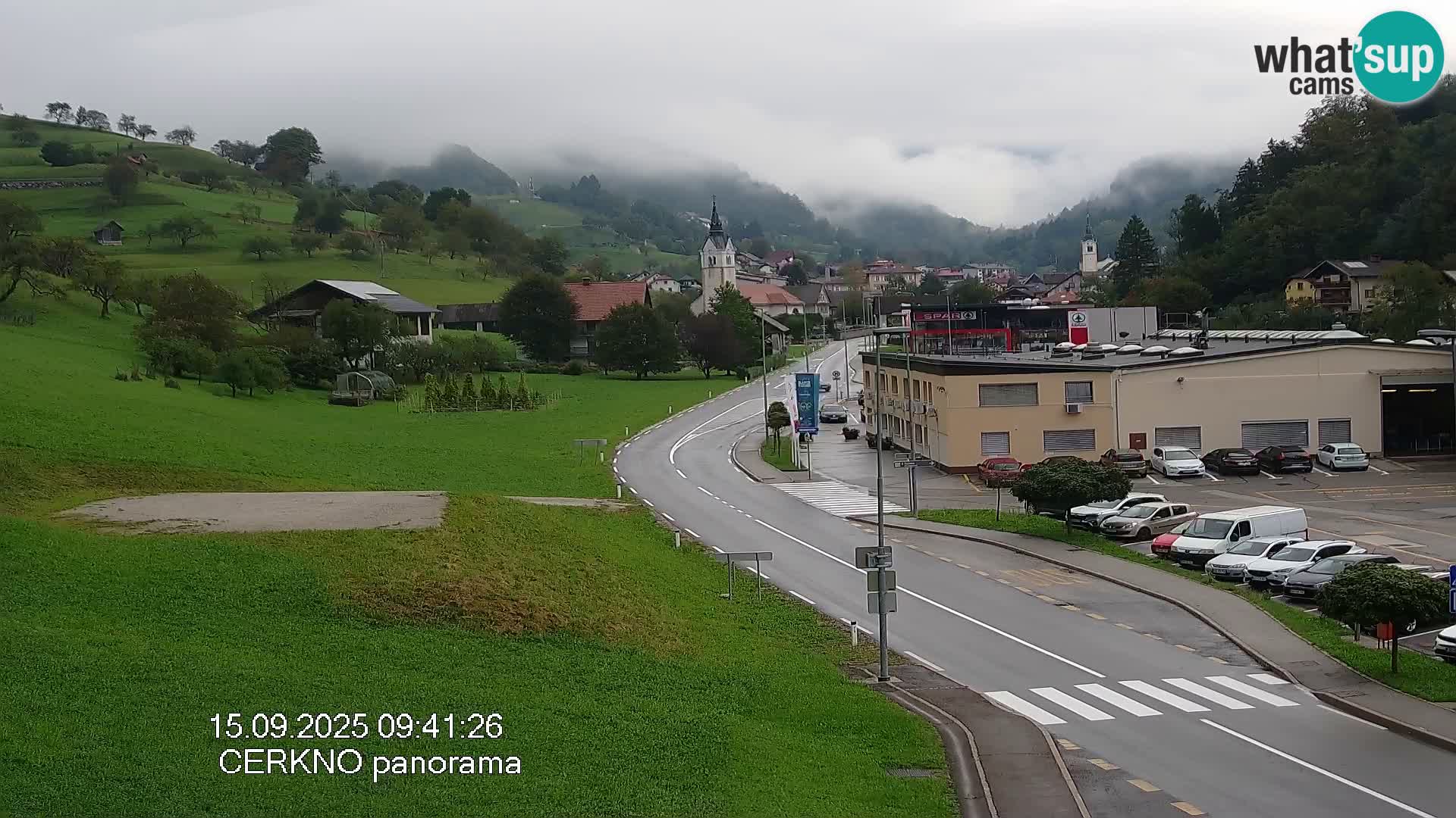 Cerkno Stadteingang Live-Webcam