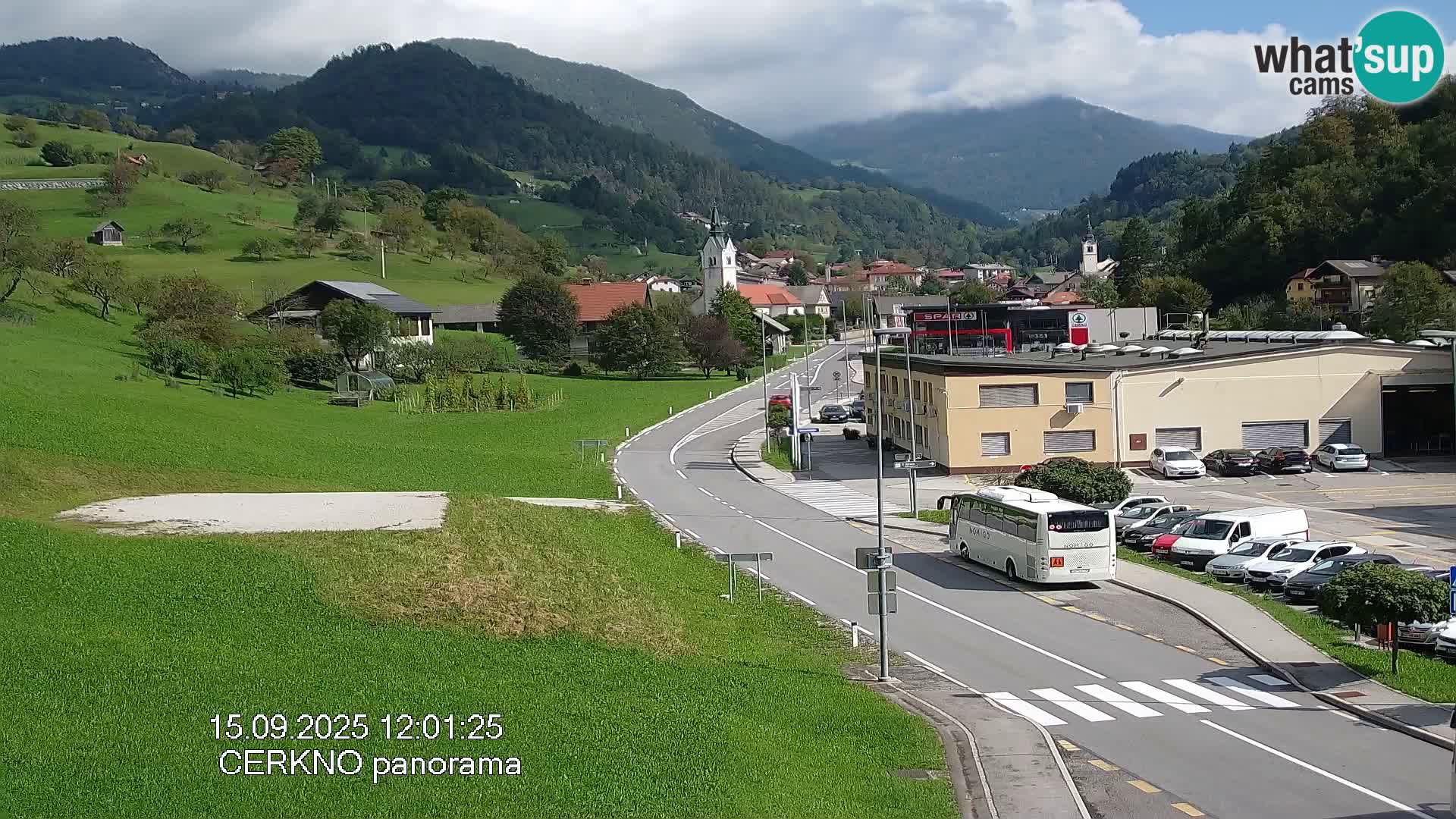 Webcam Ingresso Città di Cerkno