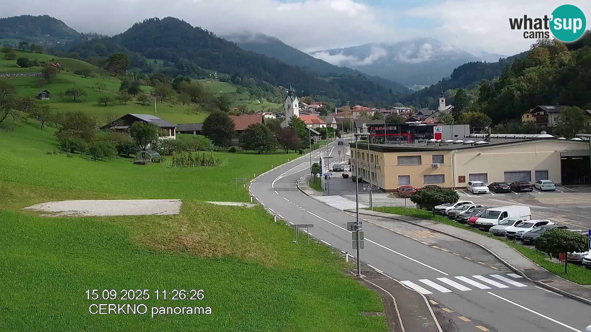 Cerkno Stadteingang Live-Webcam