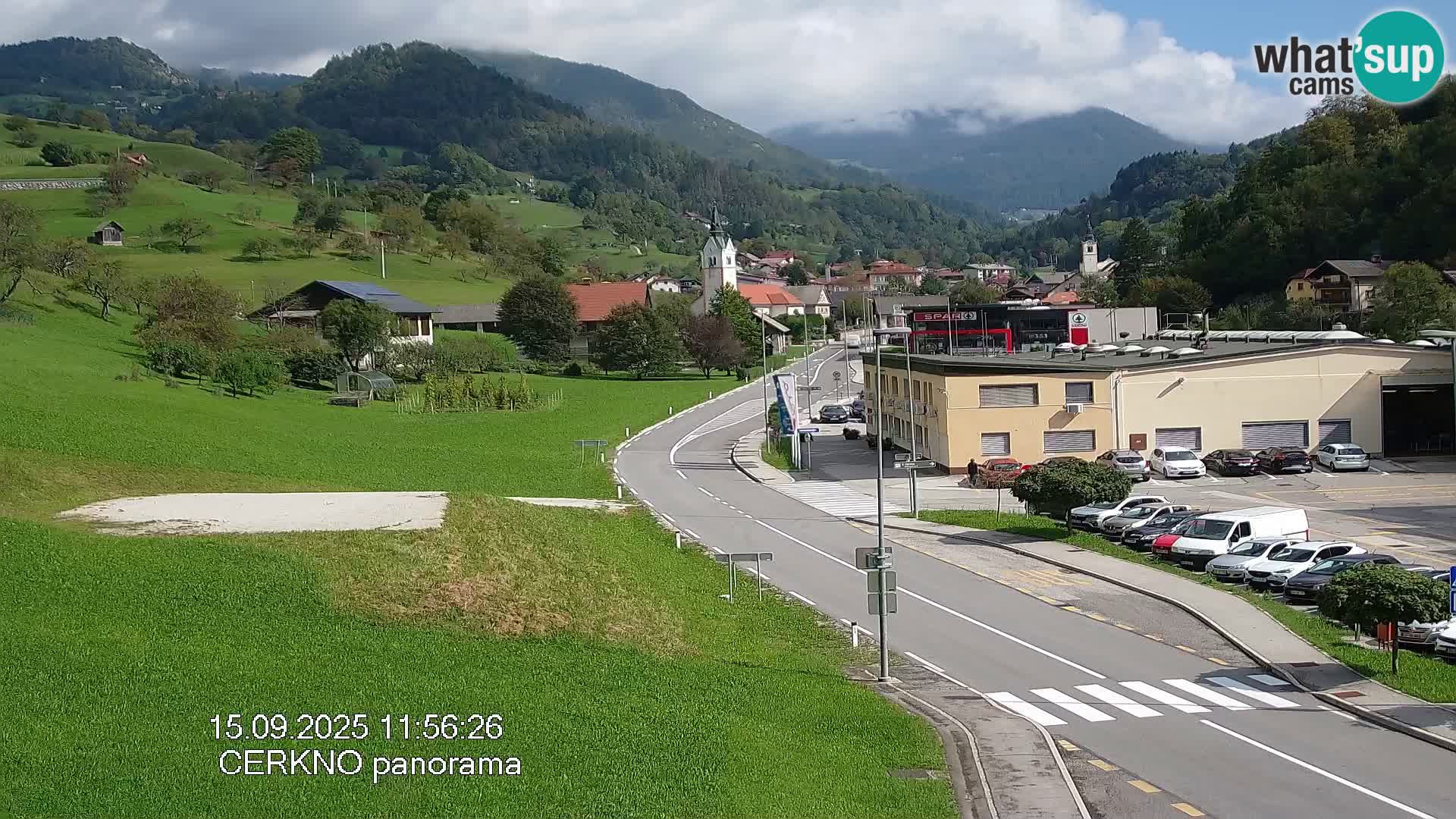 Cerkno Stadteingang Live-Webcam