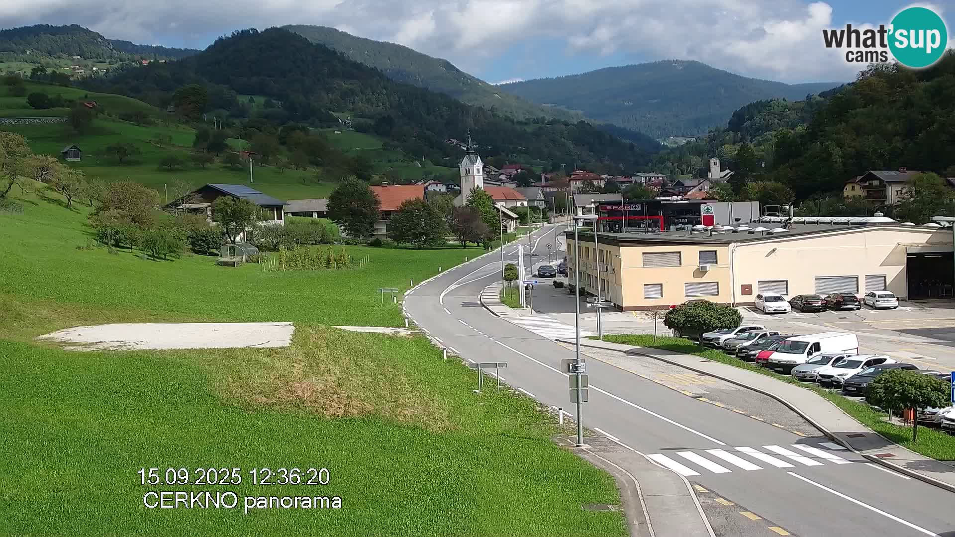 Cerkno Stadteingang Live-Webcam