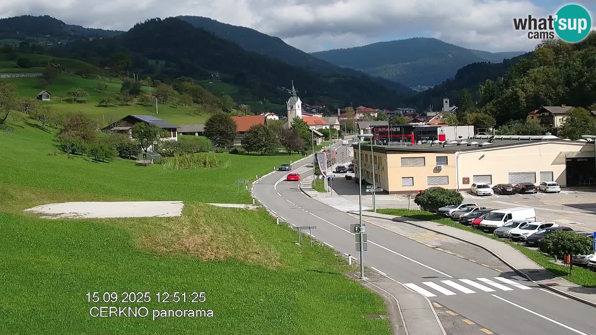 Webcam Ingresso Città di Cerkno