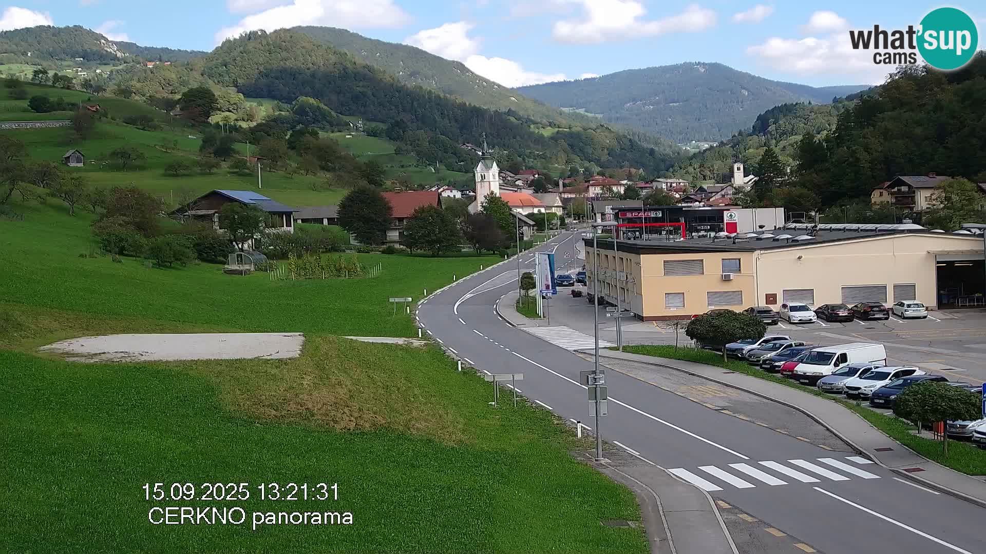 Cerkno Stadteingang Live-Webcam