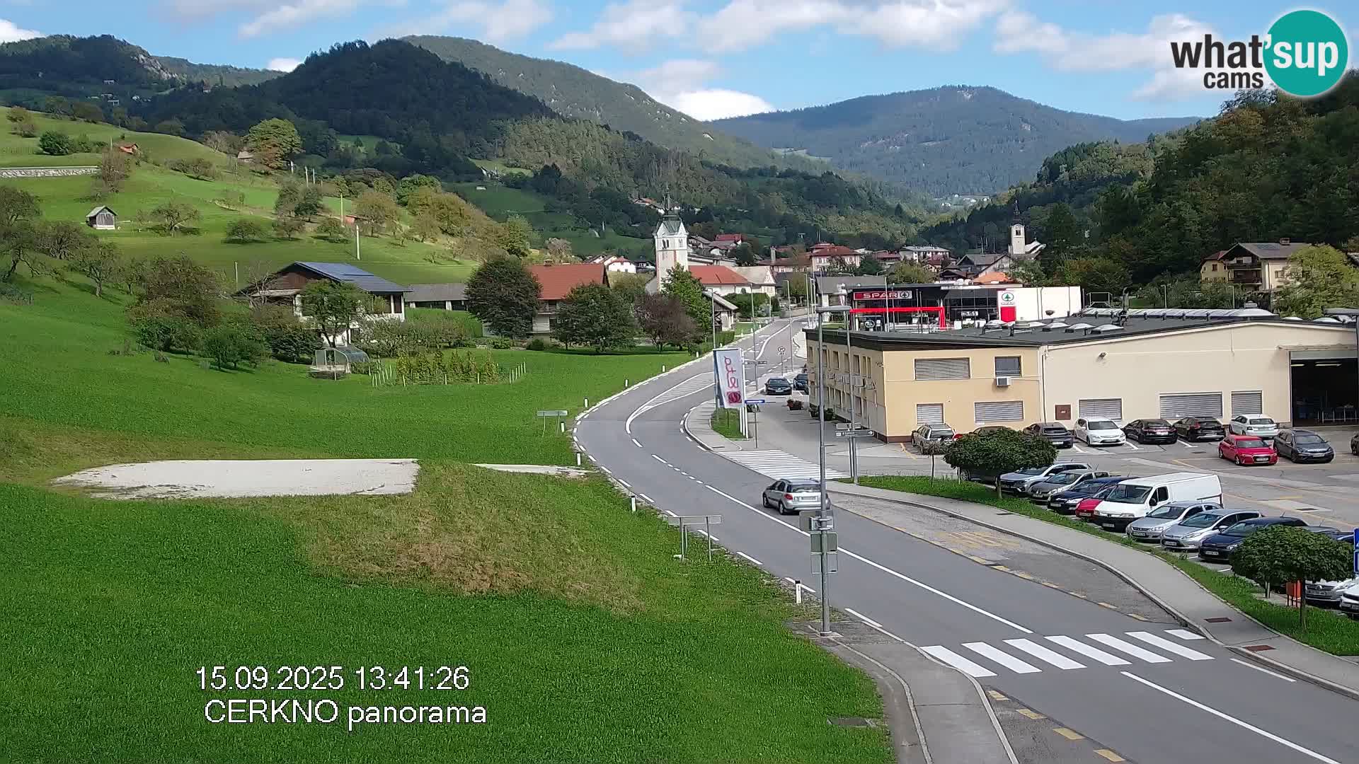 Cerkno Stadteingang Live-Webcam