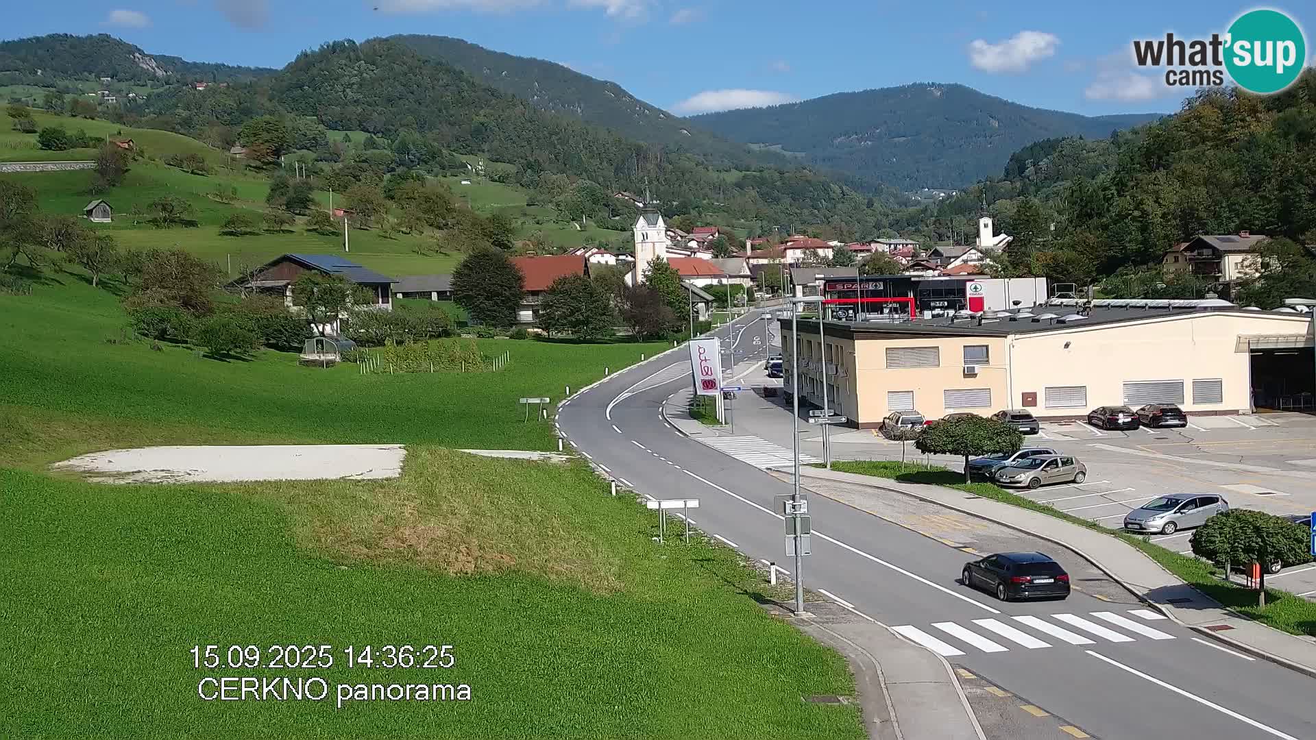 Cerkno ulaz u grad – Kamera uživo