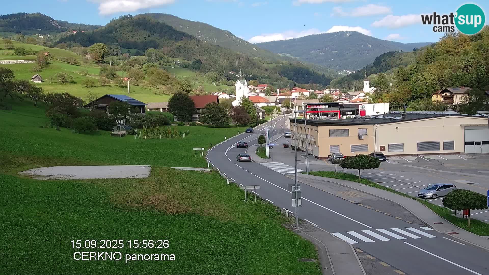 Cerkno ulaz u grad – Kamera uživo