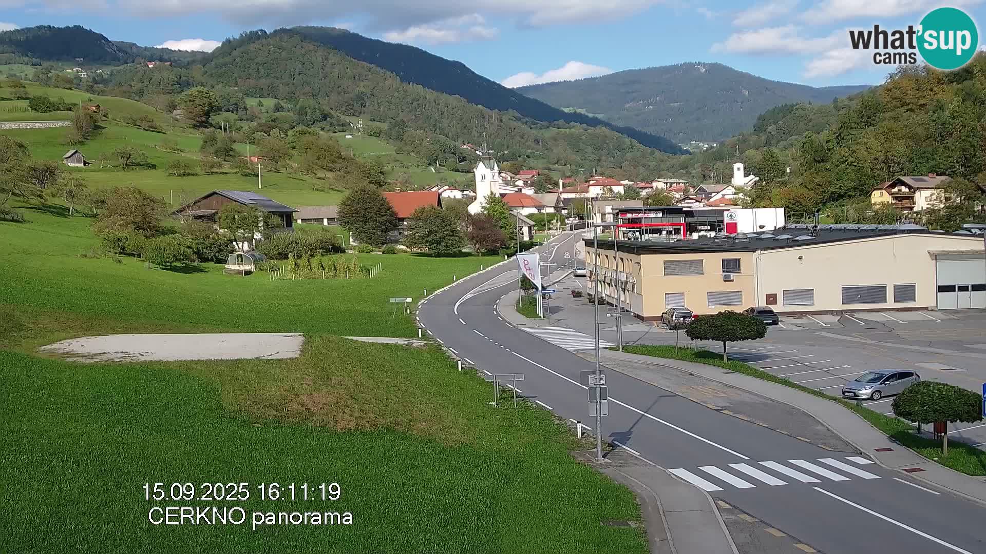 Cerkno ulaz u grad – Kamera uživo