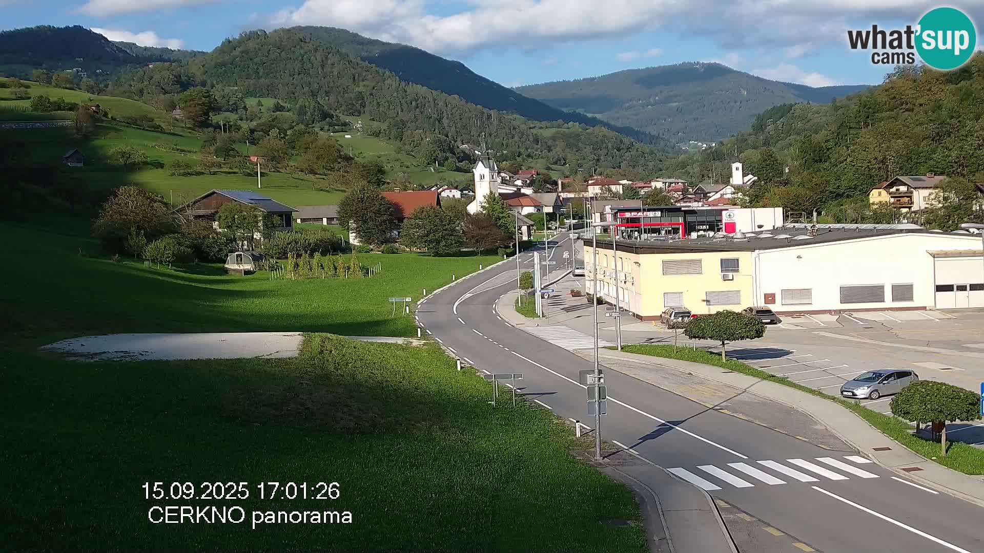 Cerkno Stadteingang Live-Webcam