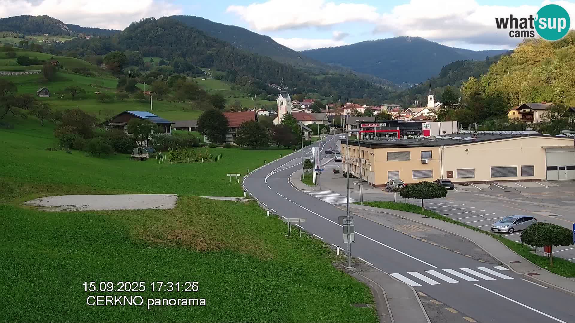 Cerkno Stadteingang Live-Webcam