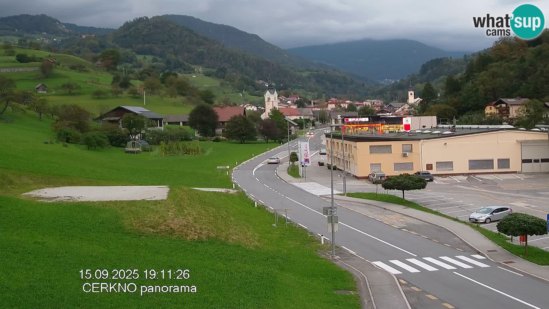 Cerkno ulaz u grad – Kamera uživo