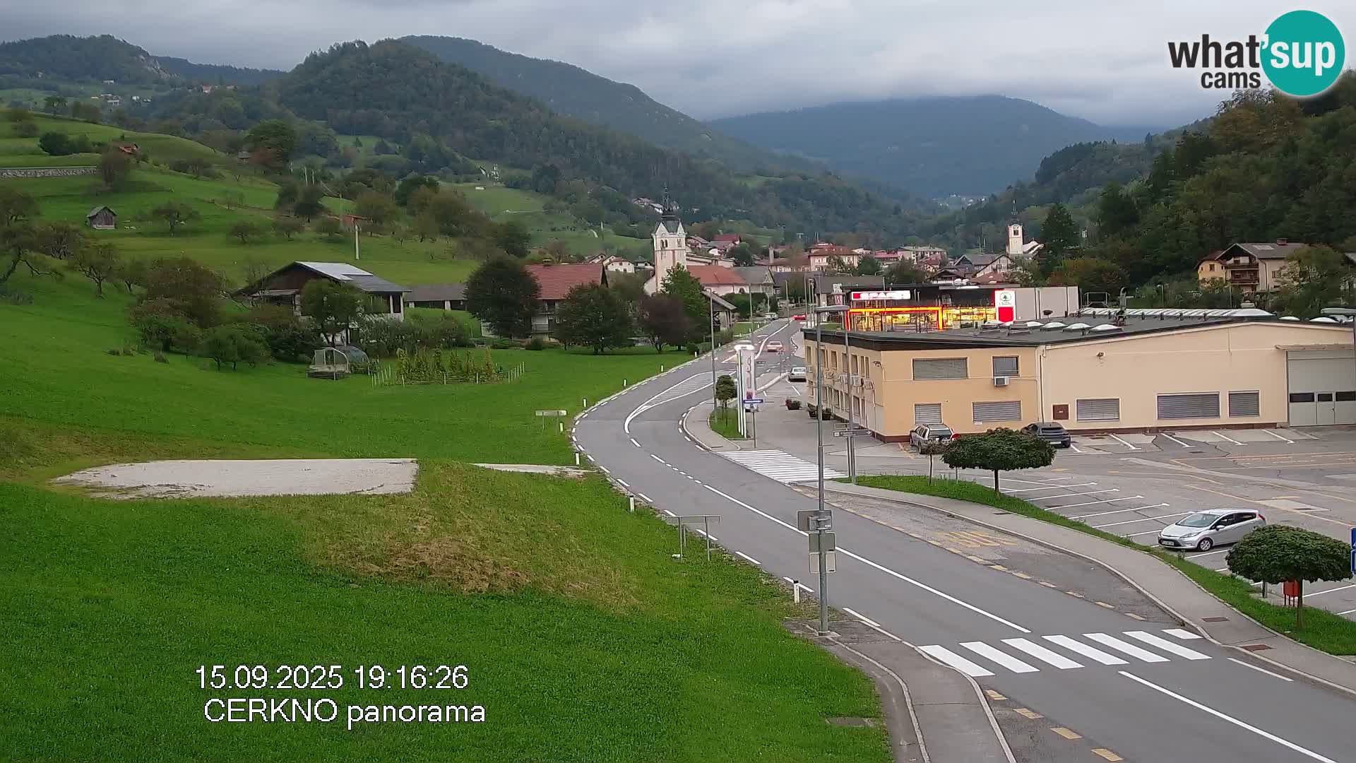 Cerkno Stadteingang Live-Webcam