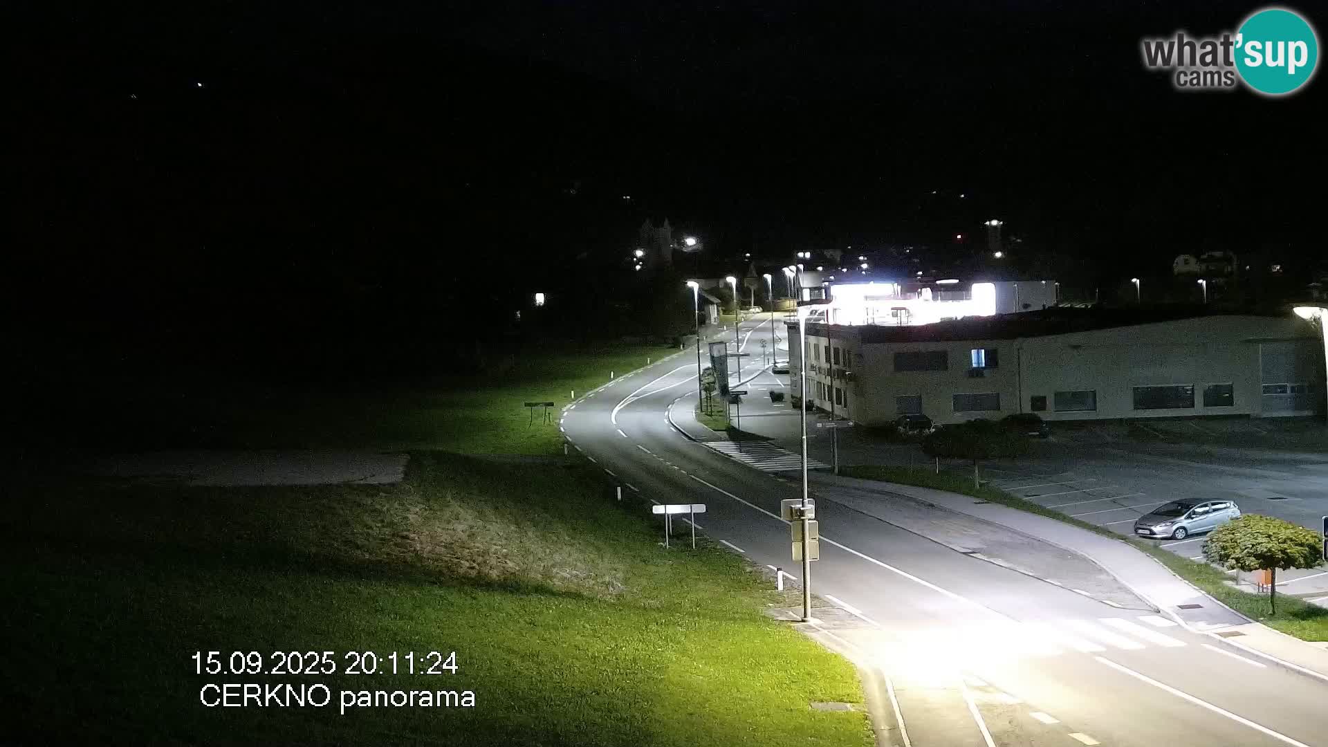 Cerkno city entrance Live Webcam