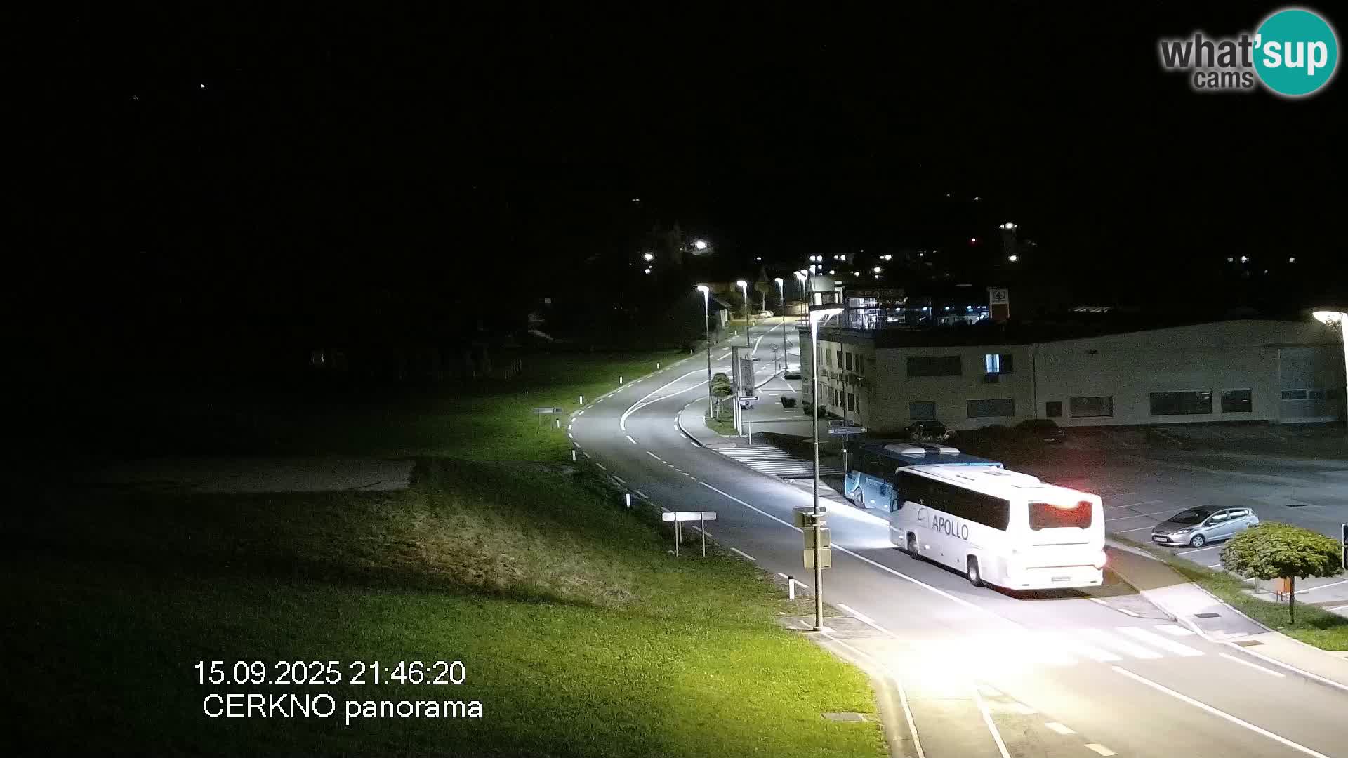 Cerkno city entrance Live Webcam