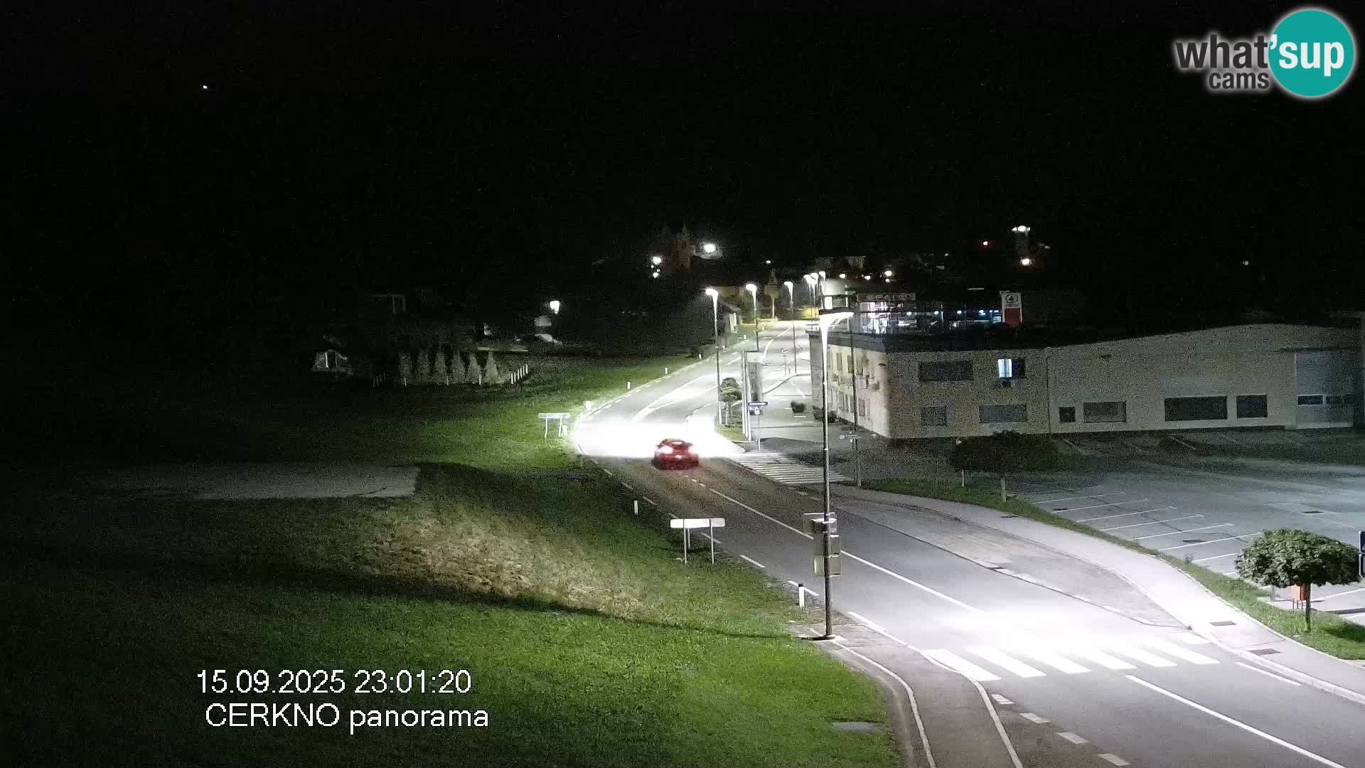 Cerkno entrada a la ciudad Webcam en vivo