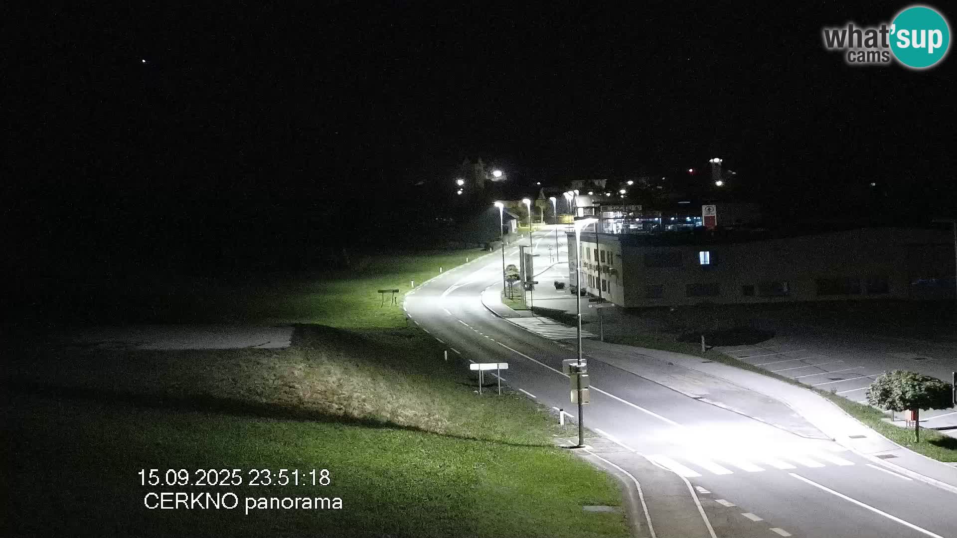 Cerkno entrada a la ciudad Webcam en vivo