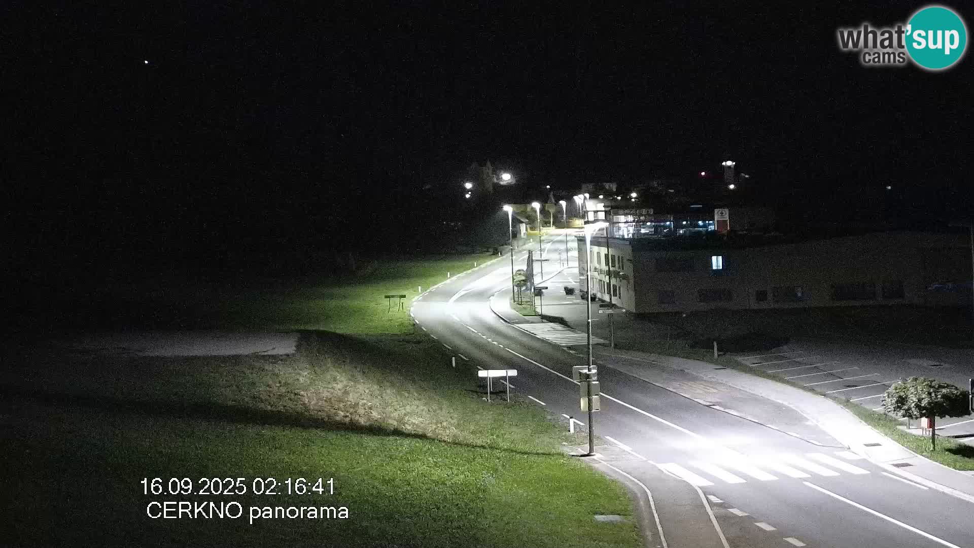 Cerkno entrada a la ciudad Webcam en vivo