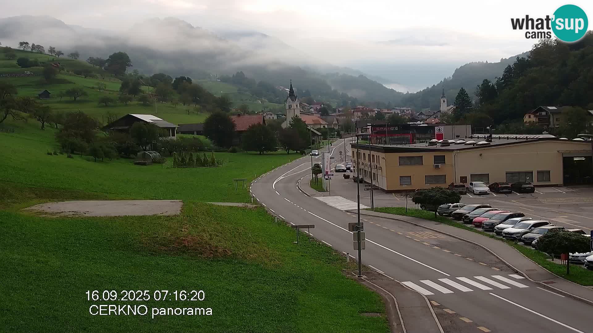 Cerkno ulaz u grad – Kamera uživo
