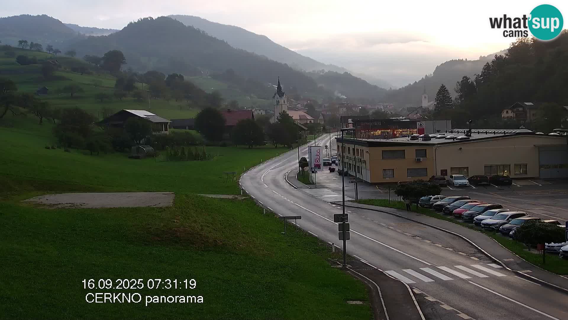 Cerkno Stadteingang Live-Webcam