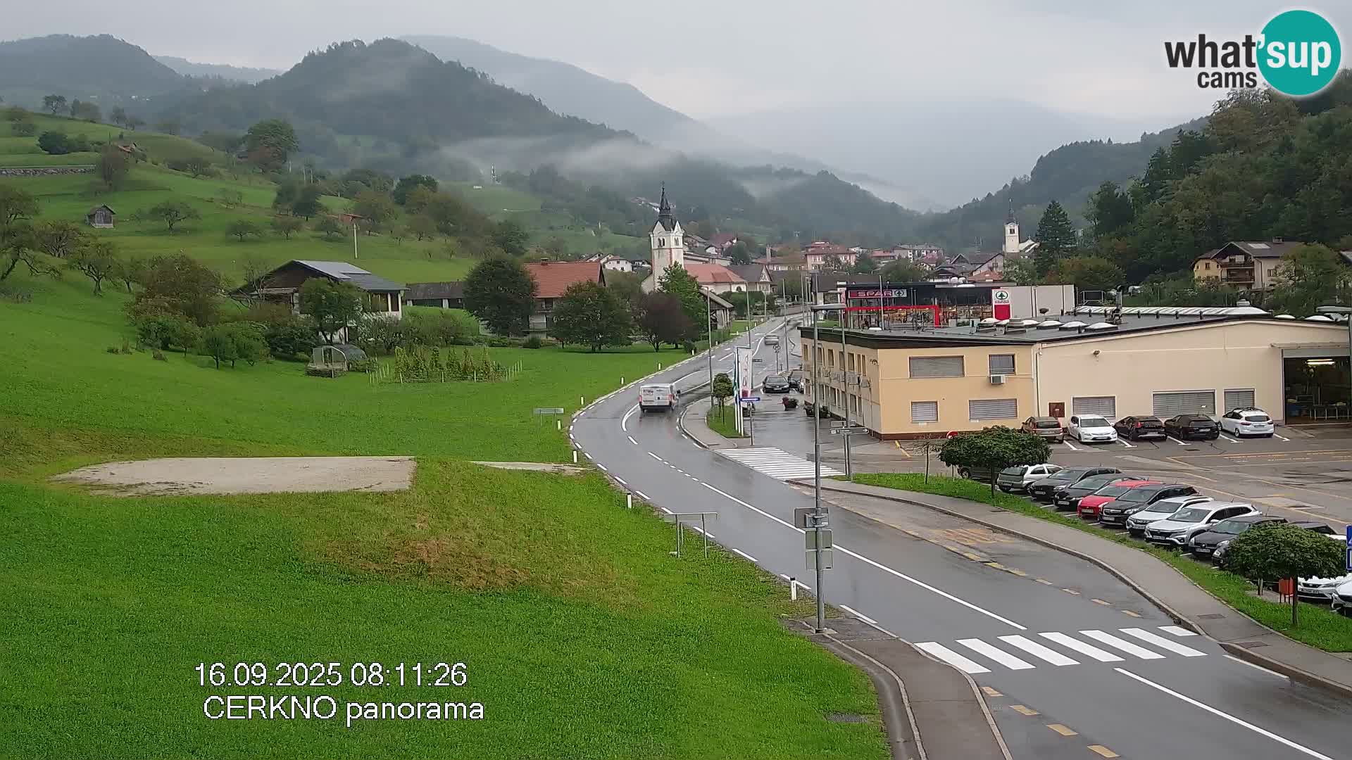 Cerkno ulaz u grad – Kamera uživo
