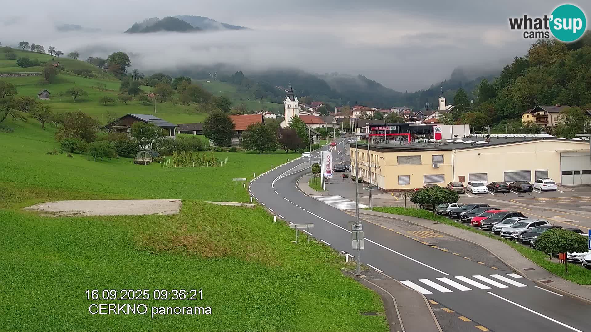 Cerkno Stadteingang Live-Webcam