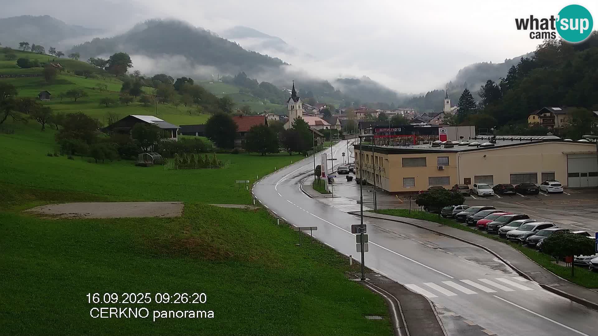 Cerkno ulaz u grad – Kamera uživo