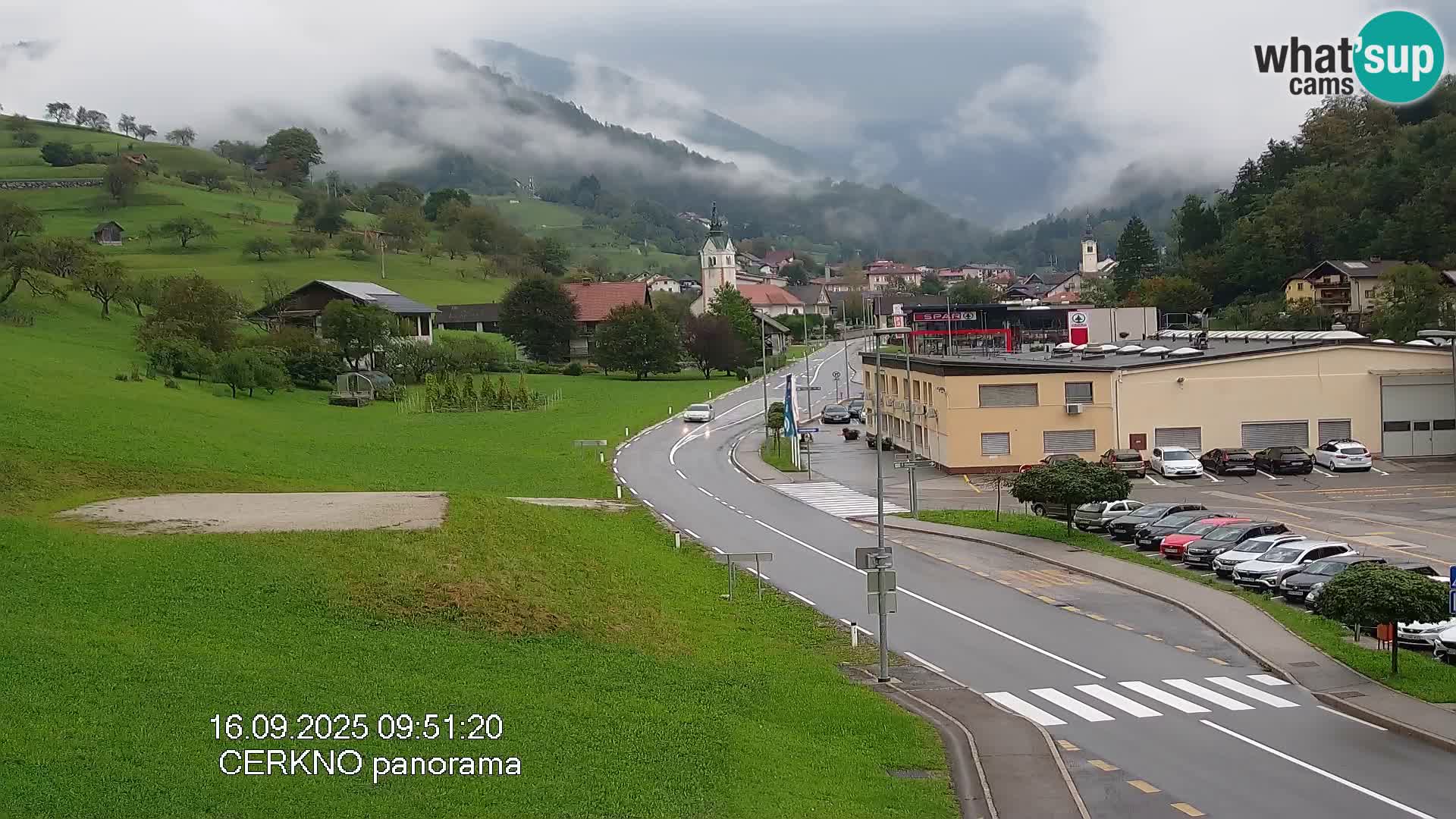 Cerkno Stadteingang Live-Webcam