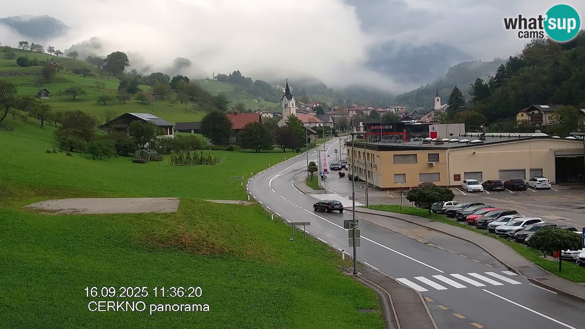 Cerkno ulaz u grad – Kamera uživo