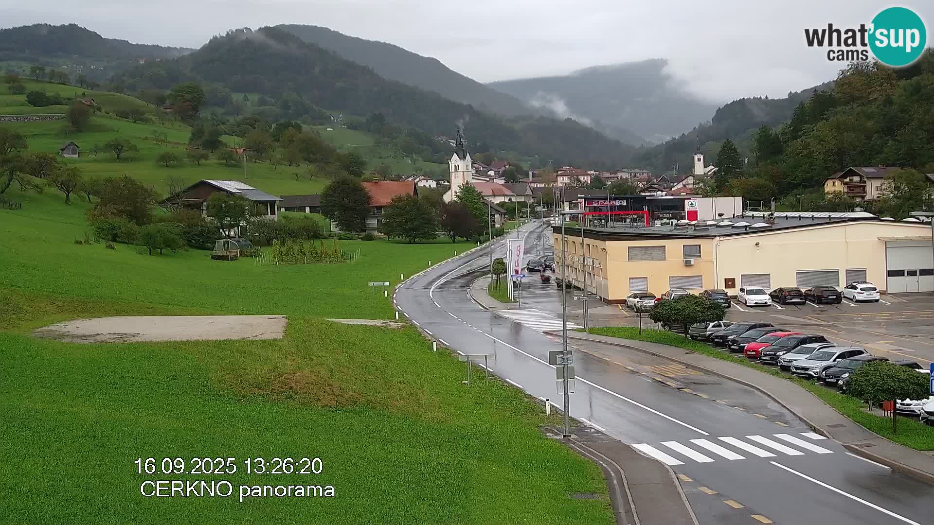 Cerkno Stadteingang Live-Webcam