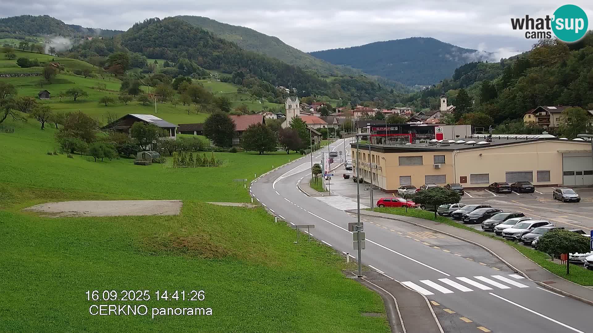 Cerkno ulaz u grad – Kamera uživo