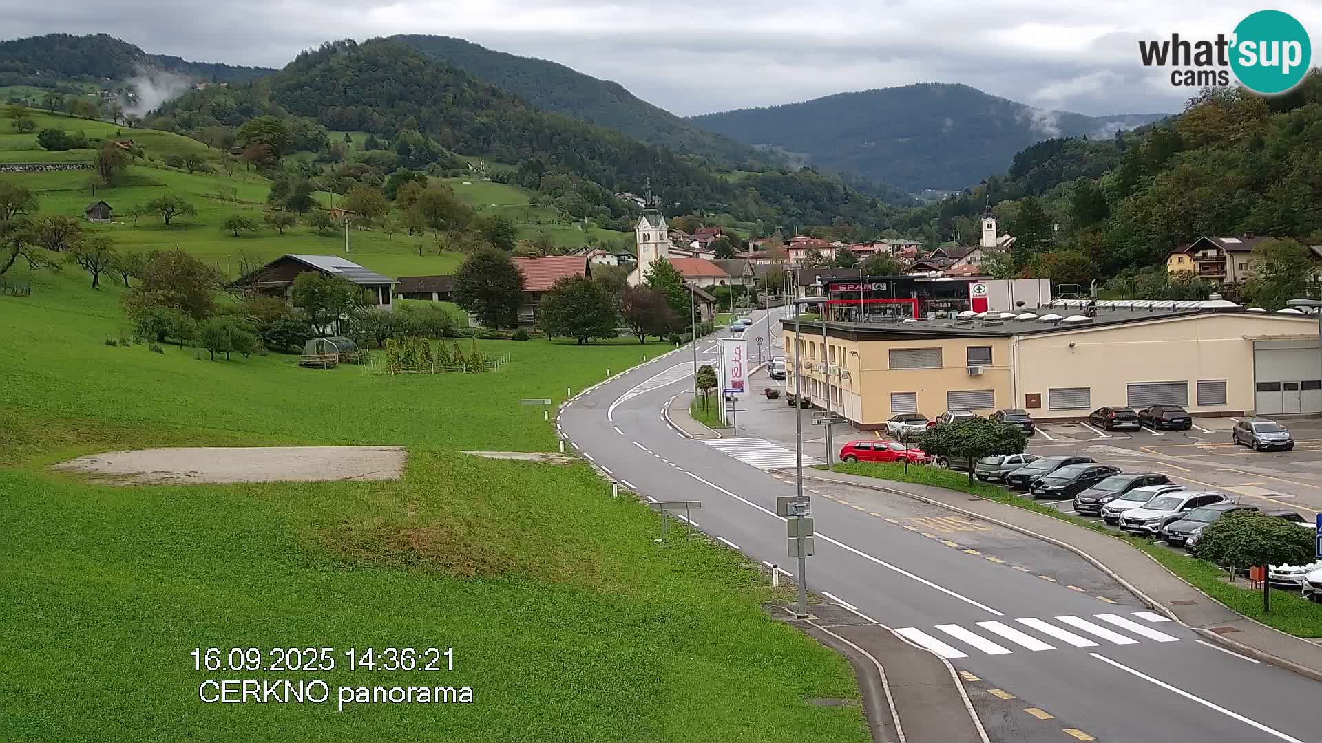 Cerkno ulaz u grad – Kamera uživo