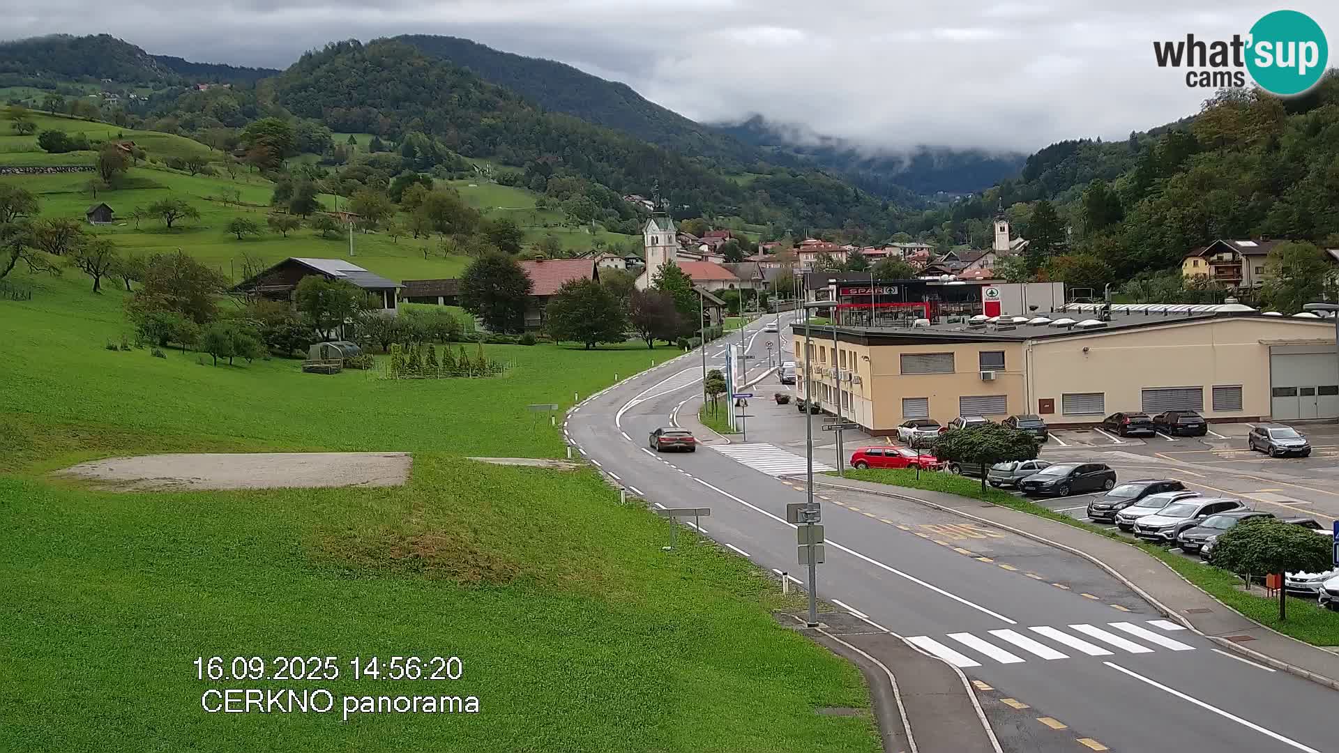 Cerkno Stadteingang Live-Webcam