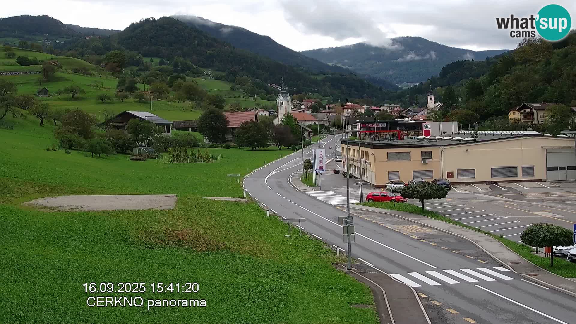 Webcam Ingresso Città di Cerkno