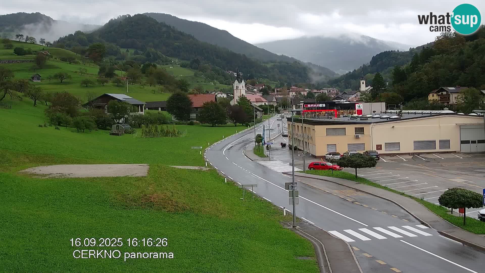 Cerkno ulaz u grad – Kamera uživo