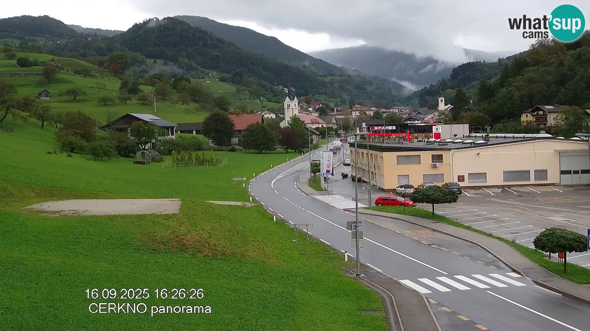 Webcam Ingresso Città di Cerkno
