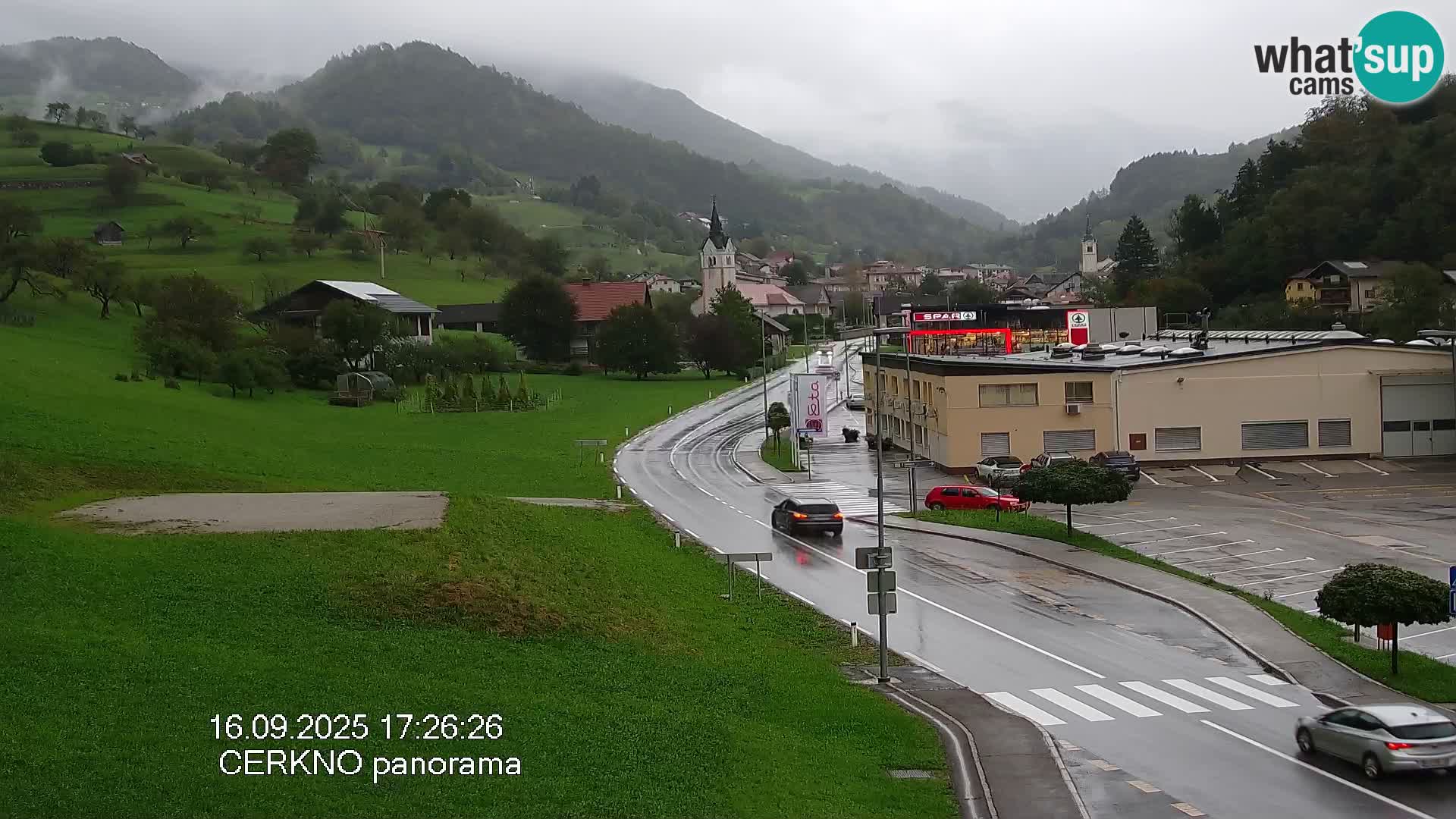 Cerkno Stadteingang Live-Webcam
