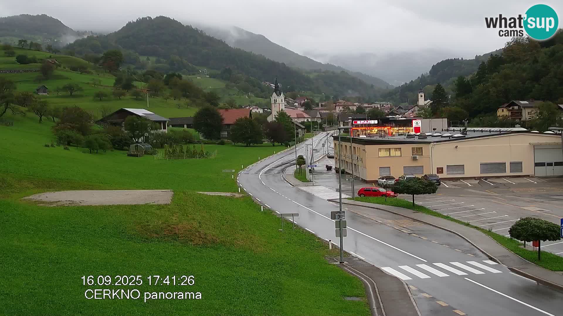 Cerkno Stadteingang Live-Webcam
