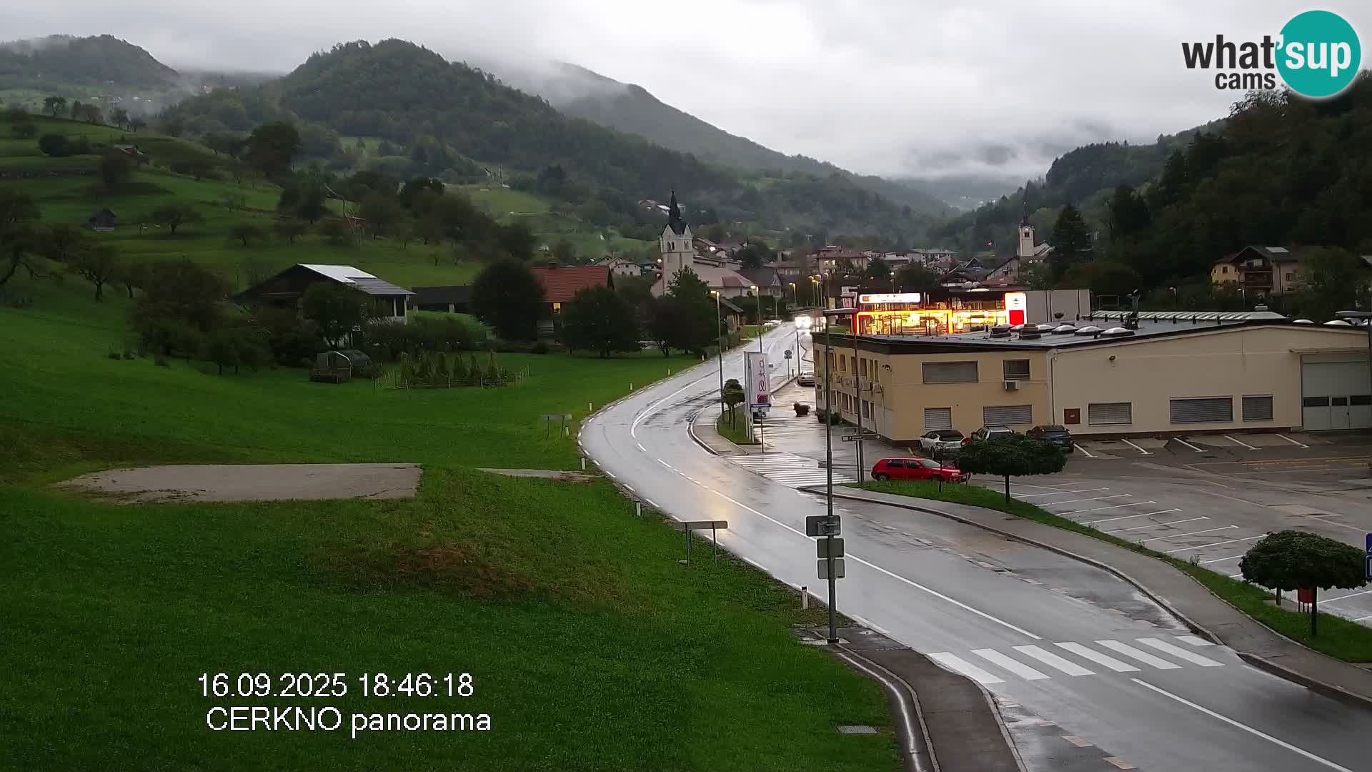 Webcam Ingresso Città di Cerkno