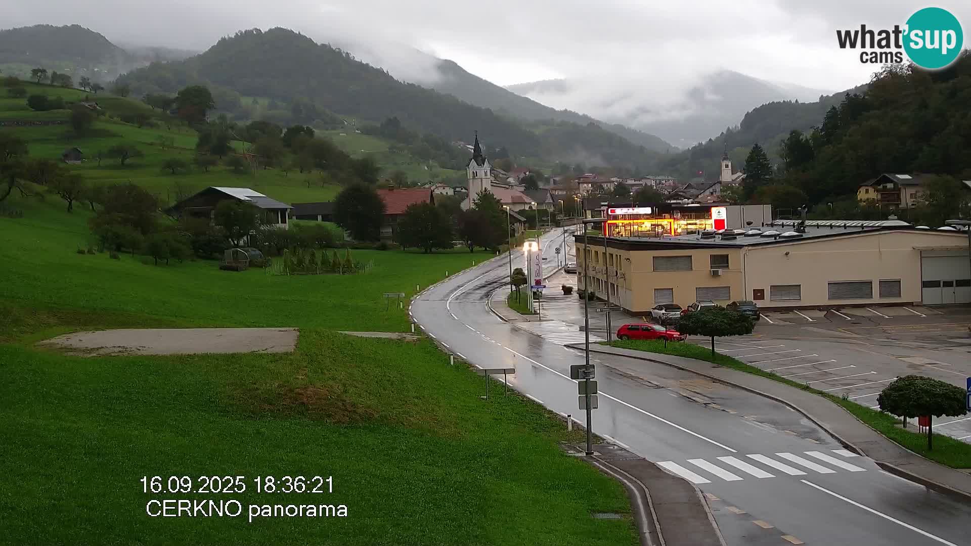 Cerkno ulaz u grad – Kamera uživo