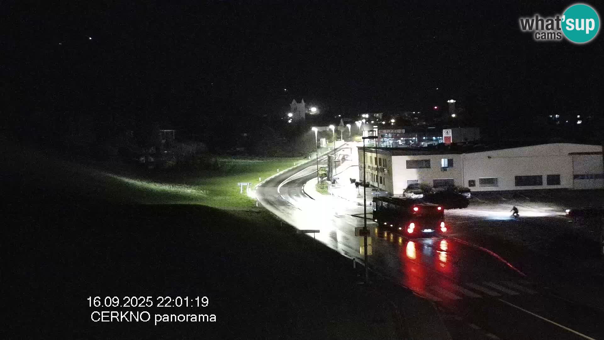 Cerkno city entrance Live Webcam