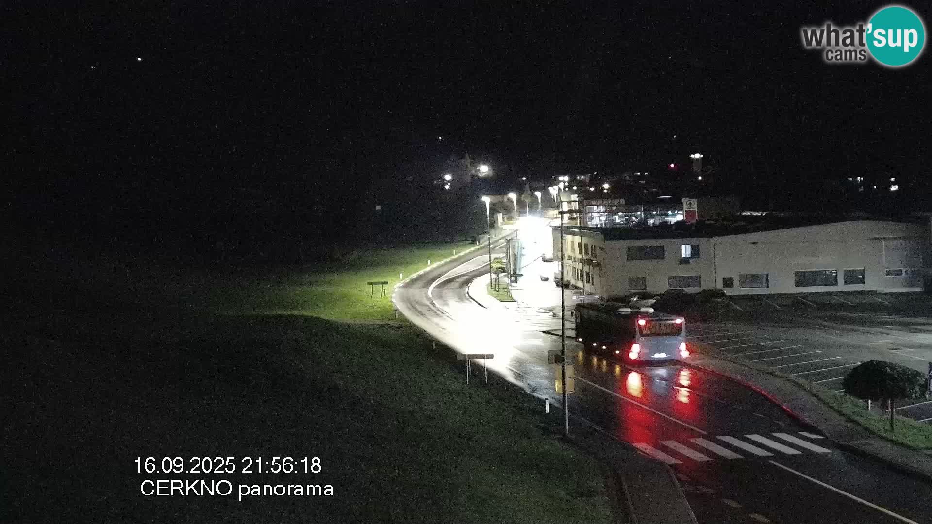 Cerkno city entrance Live Webcam