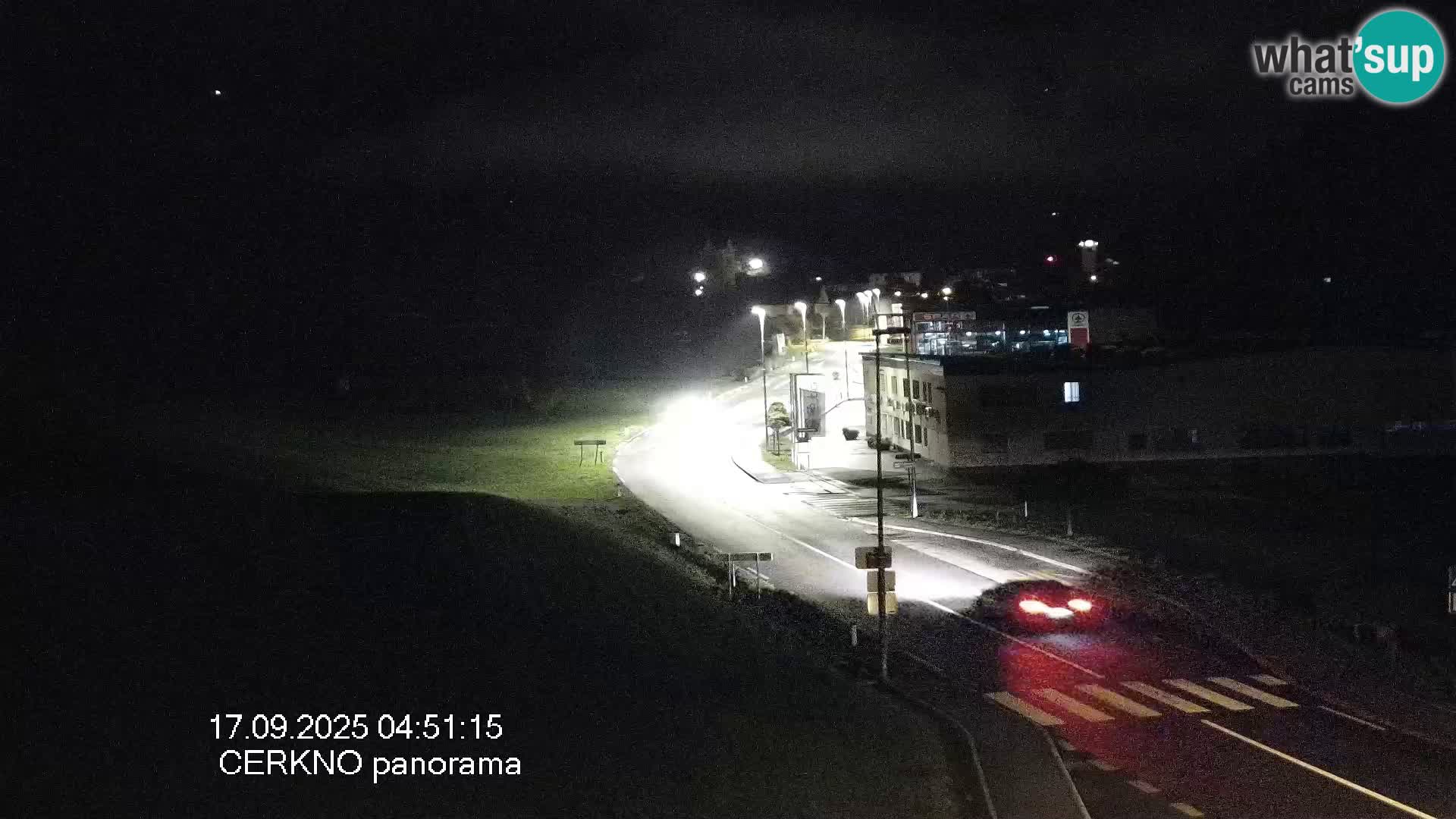 Cerkno entrada a la ciudad Webcam en vivo
