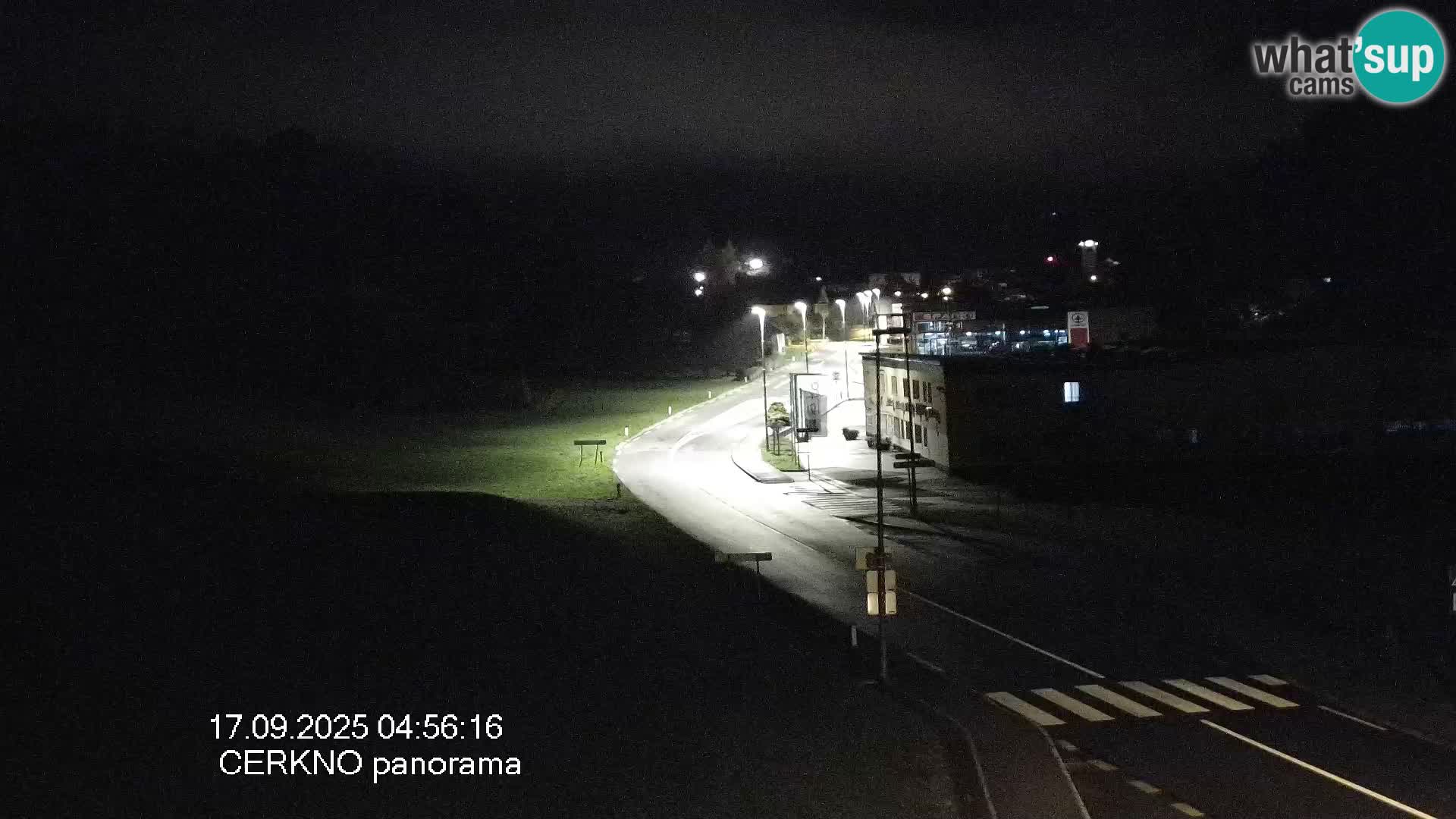 Cerkno city entrance Live Webcam