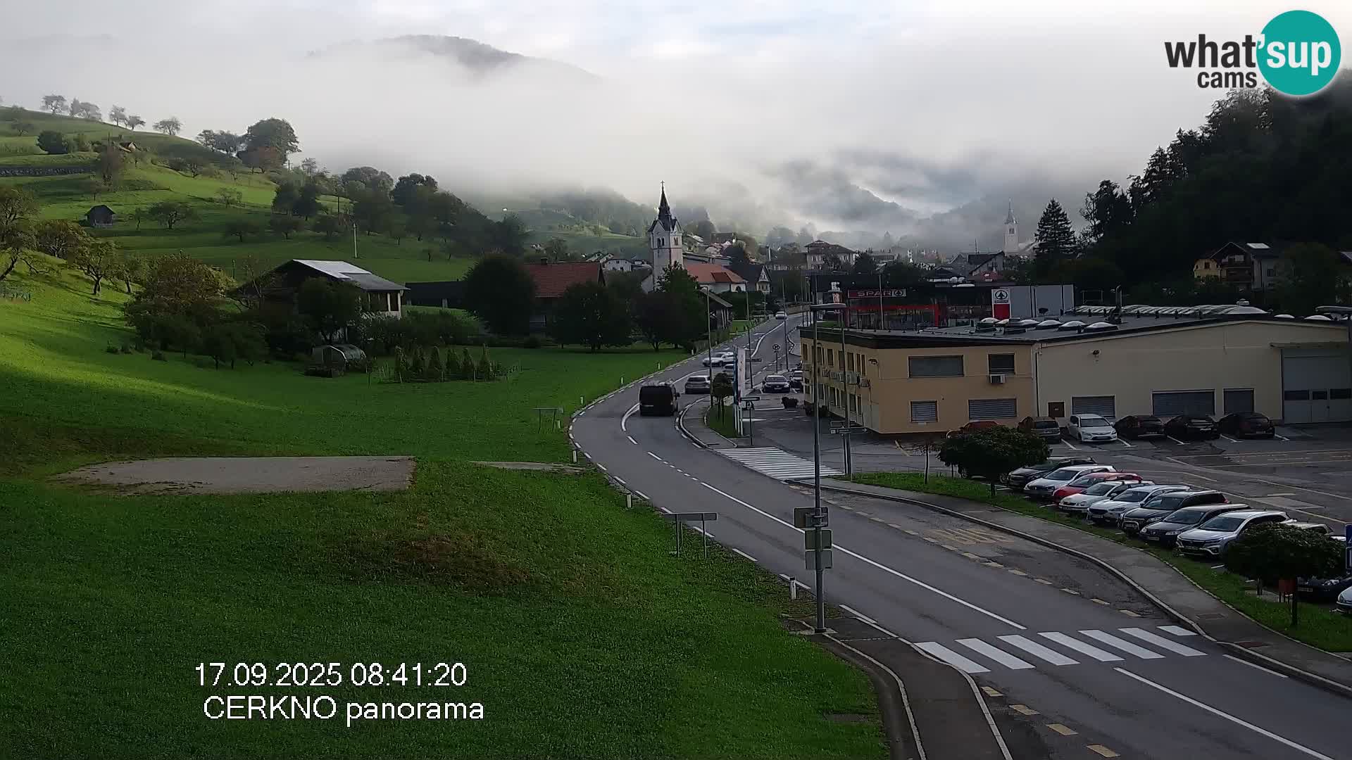 Cerkno ulaz u grad – Kamera uživo