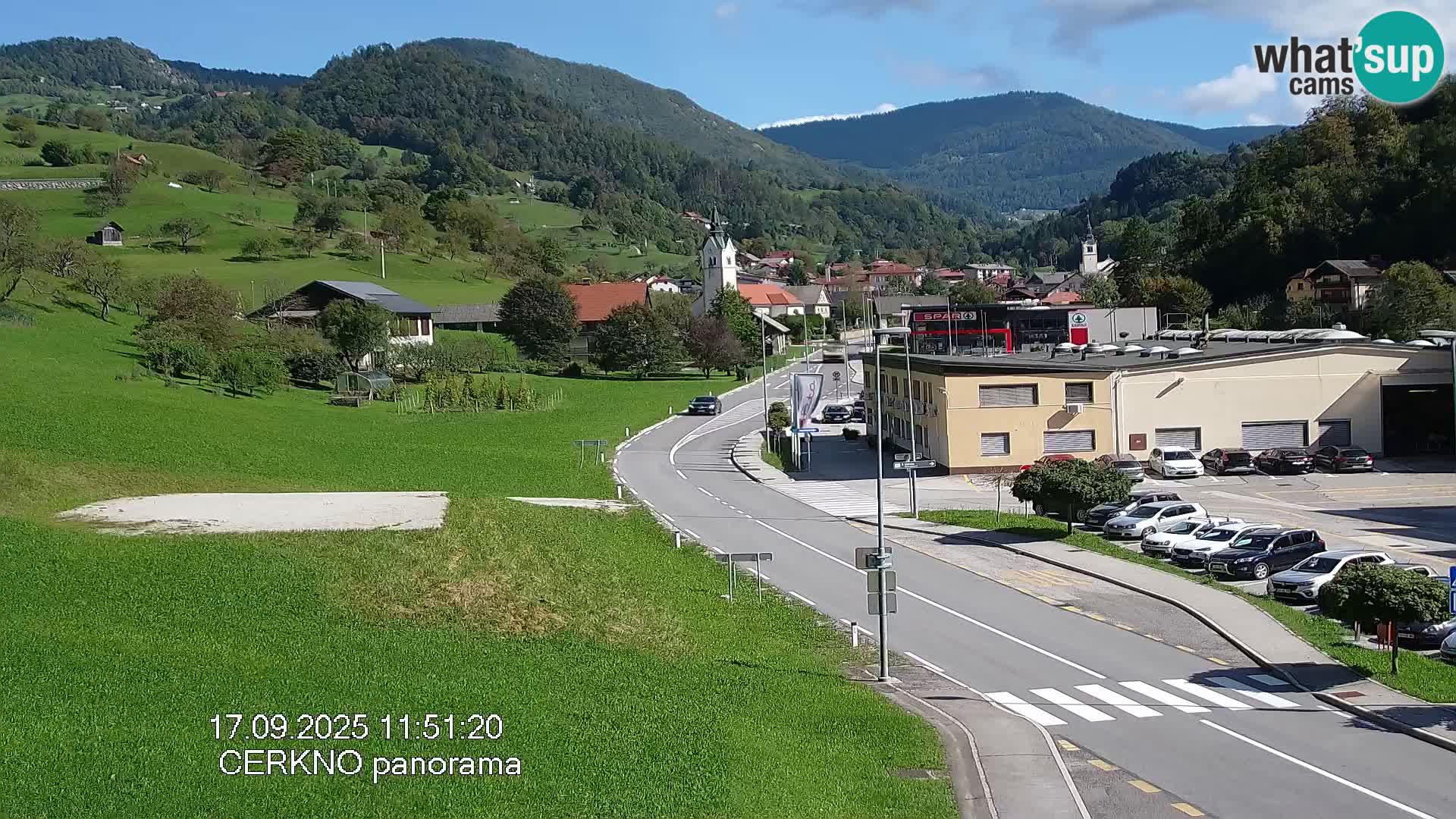 Cerkno Stadteingang Live-Webcam