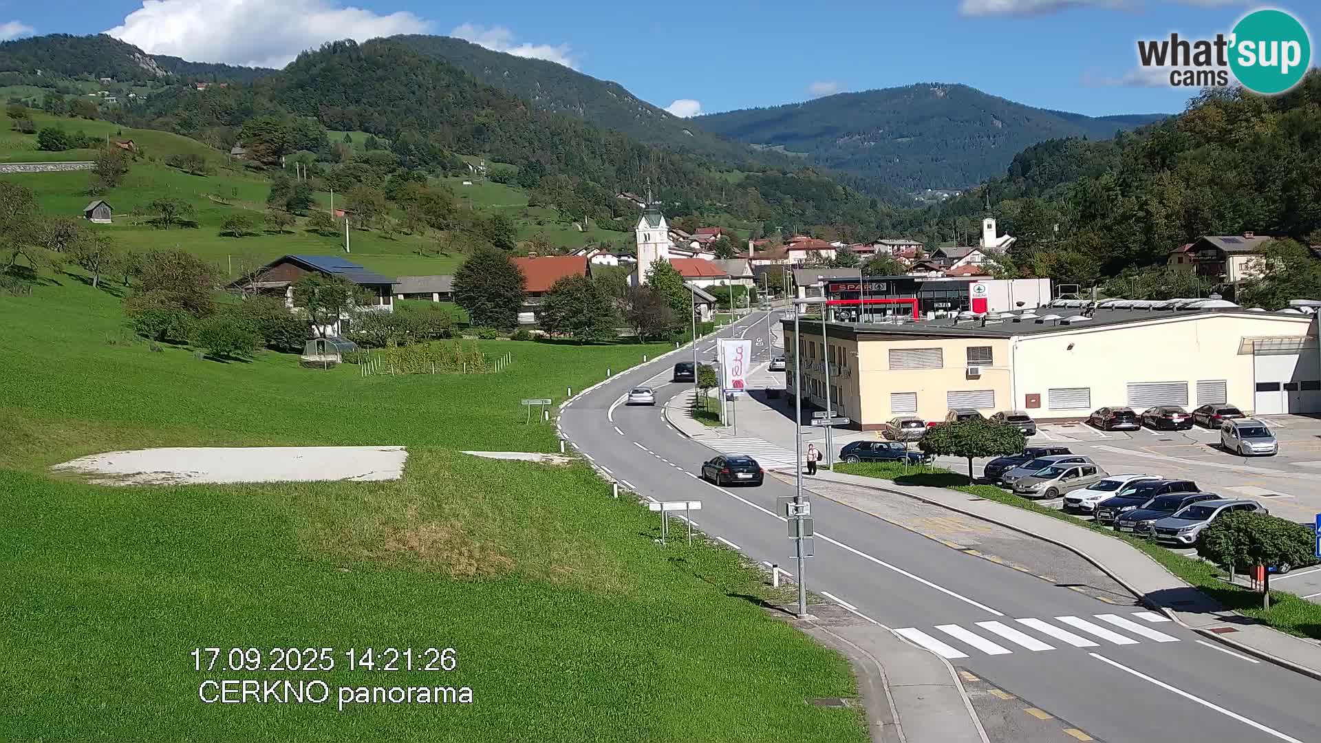 Cerkno ulaz u grad – Kamera uživo